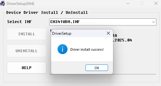 Рисунок 12 - Уведомление об успешной установка драйвера Рисунок 12 \- Уведомление об успешной установка драйвера